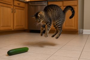 Wieso haben Katzen Angst vor Gurken?