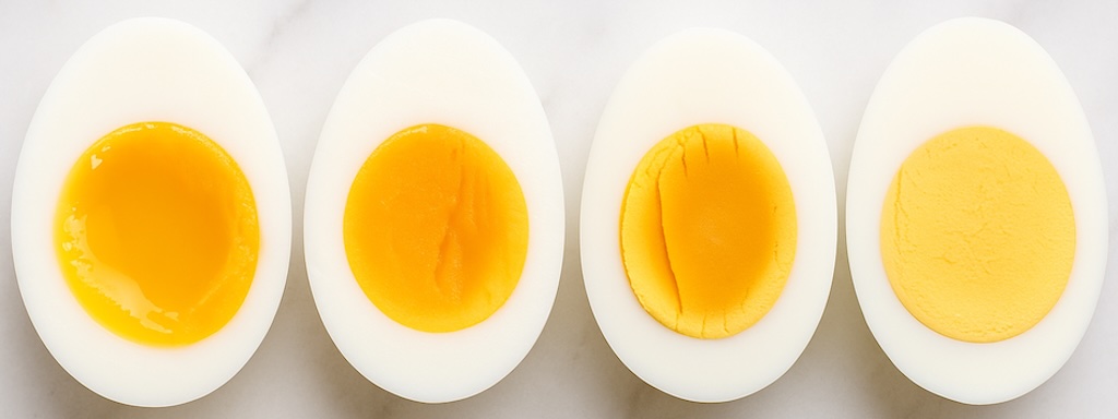 Gekochte Eier unterschiede