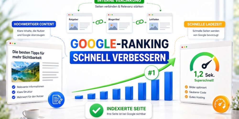 Wie verbessere ich mein Google-Ranking schnell?