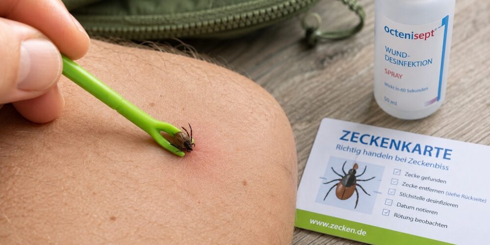 Wie entferne ich eine Zecke richtig?