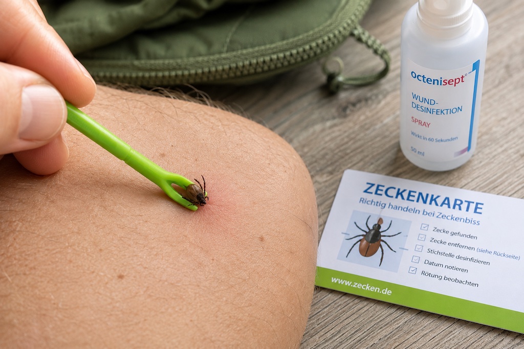 Wie entferne ich eine Zecke richtig?