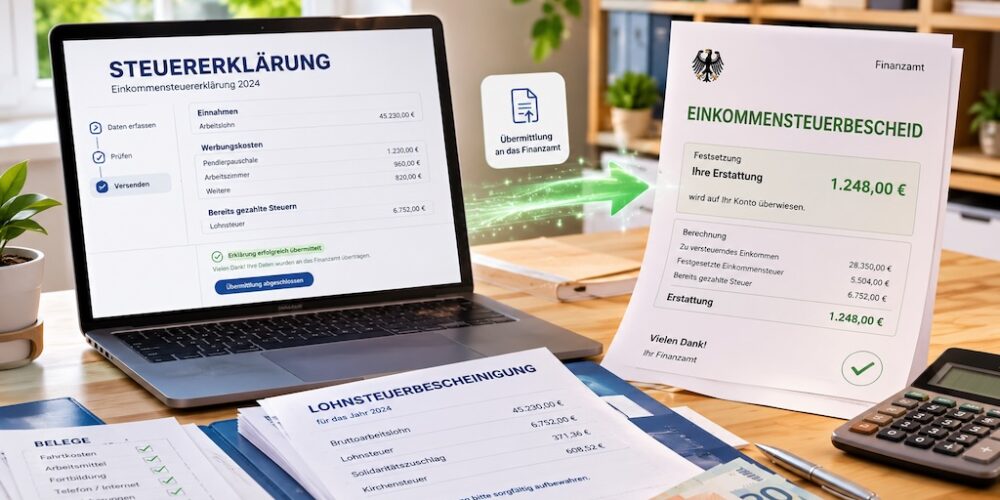 Wie funktioniert eine Steuererklärung?