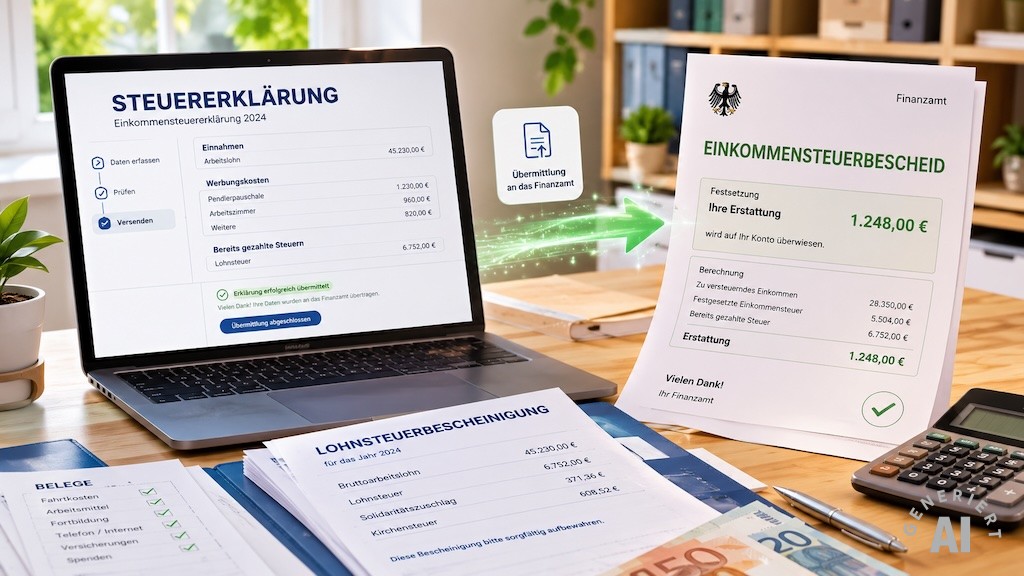 Wie funktioniert eine Steuererklärung?
