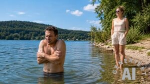 Warum fühlt sich Wasser kälter an als Luft?